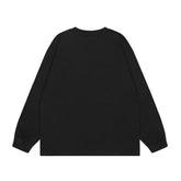 Men Long Sleeve T Shirt Hip Hop Flame Personalized Printing